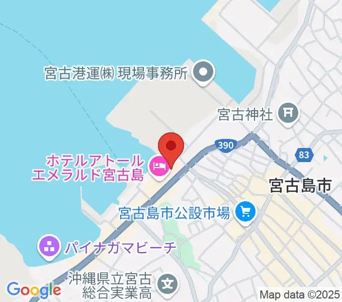 マティダ市民劇場の地図