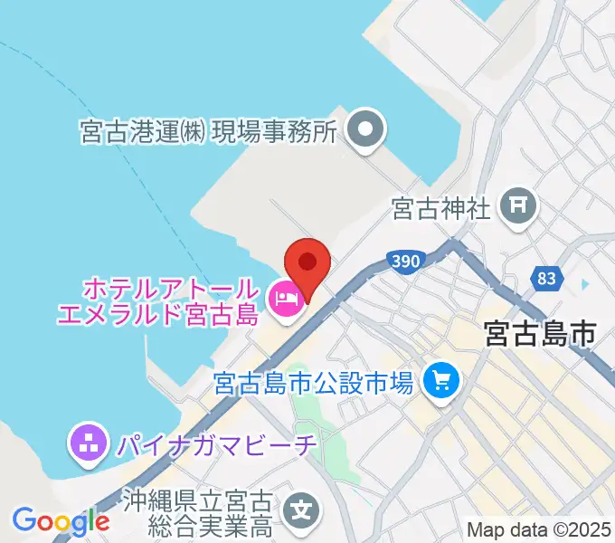 マティダ市民劇場の地図