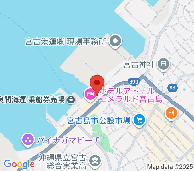 マティダ市民劇場の地図