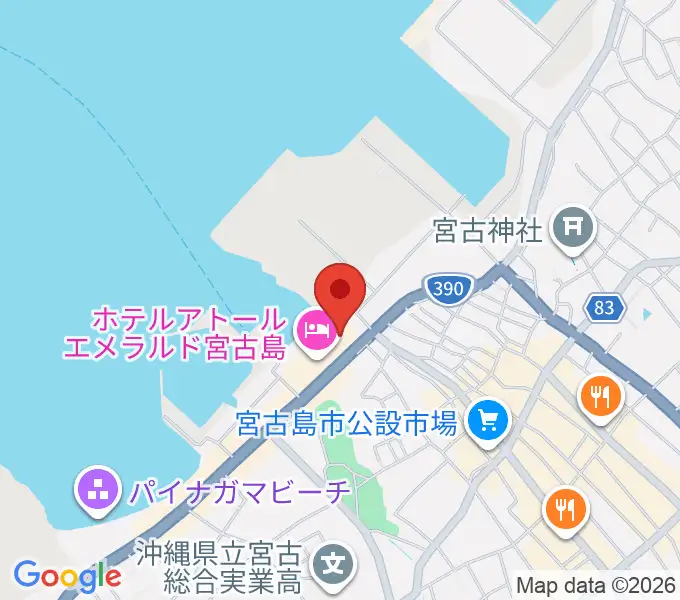 マティダ市民劇場の地図
