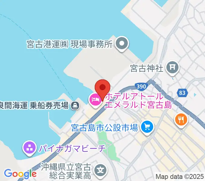 マティダ市民劇場の地図