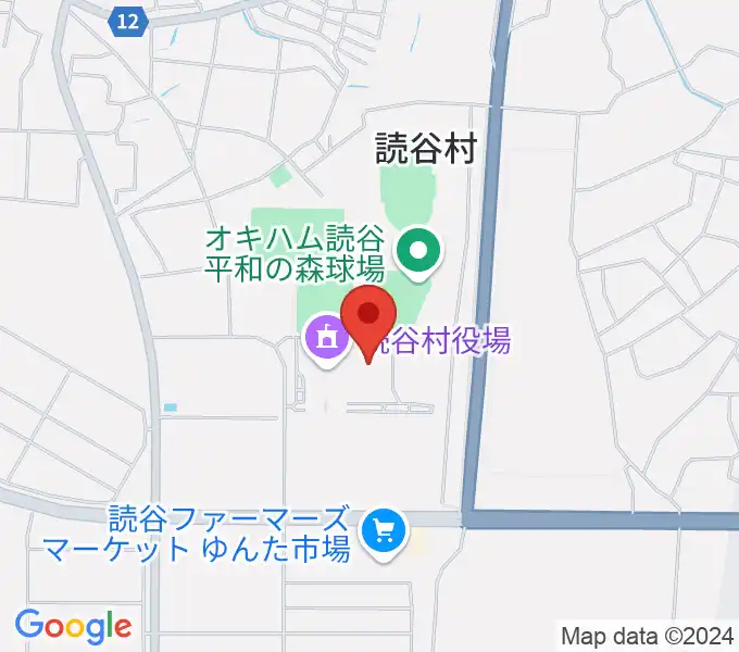 読谷村文化センターの地図