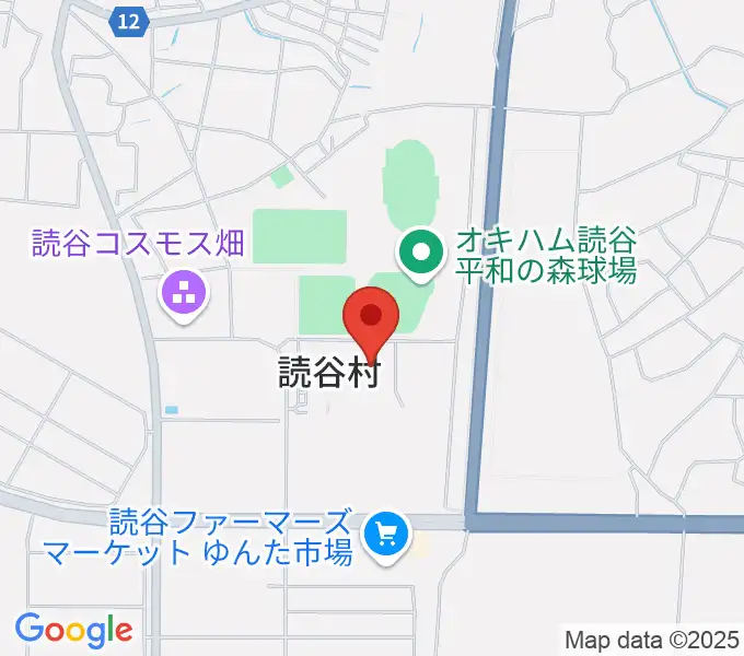 読谷村文化センターの地図