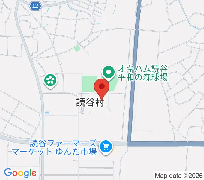 読谷村文化センターの地図