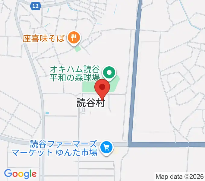 読谷村文化センターの地図