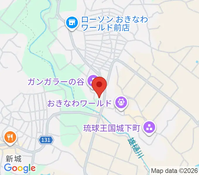 ガンガラーの谷の地図