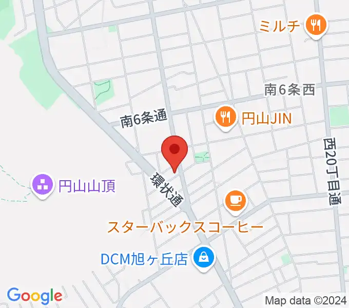 中古楽器専門店QUESTの地図