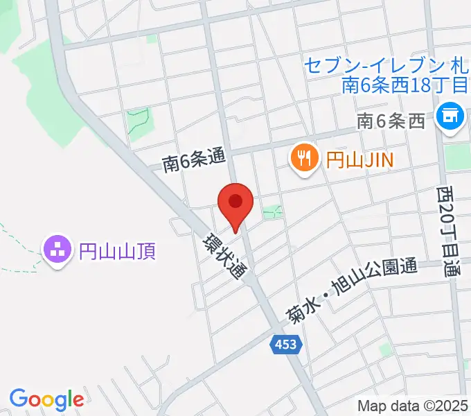 中古楽器専門店QUESTの地図
