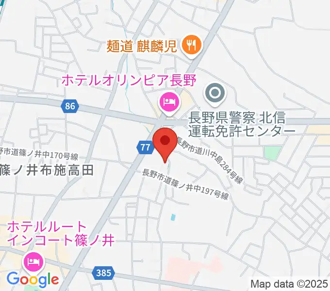 音楽堂 平林の地図