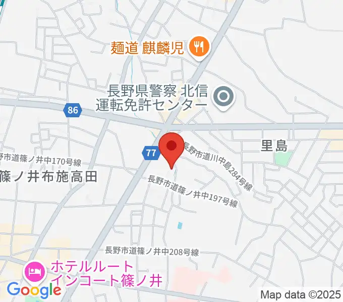 音楽堂 平林の地図