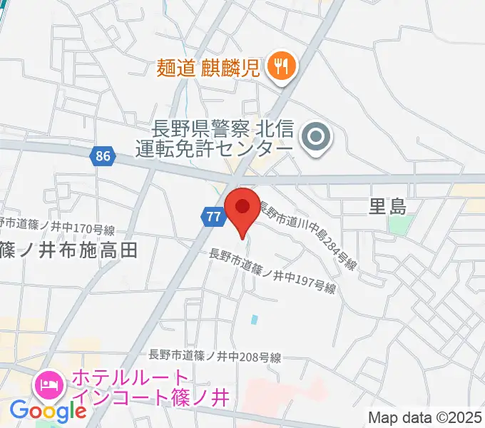 音楽堂 平林の地図