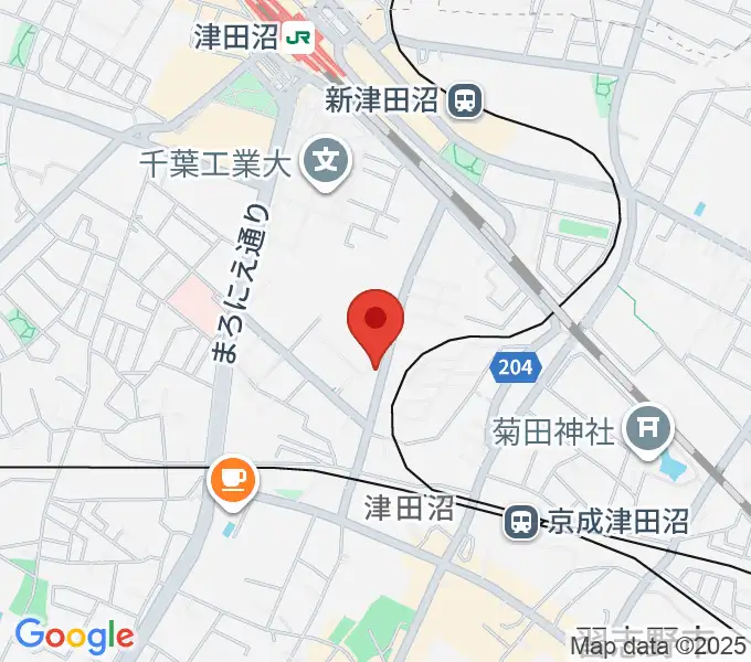 音楽工房ピアスタの地図
