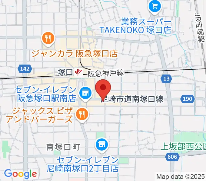 松田楽器ピアノギャラリーの地図