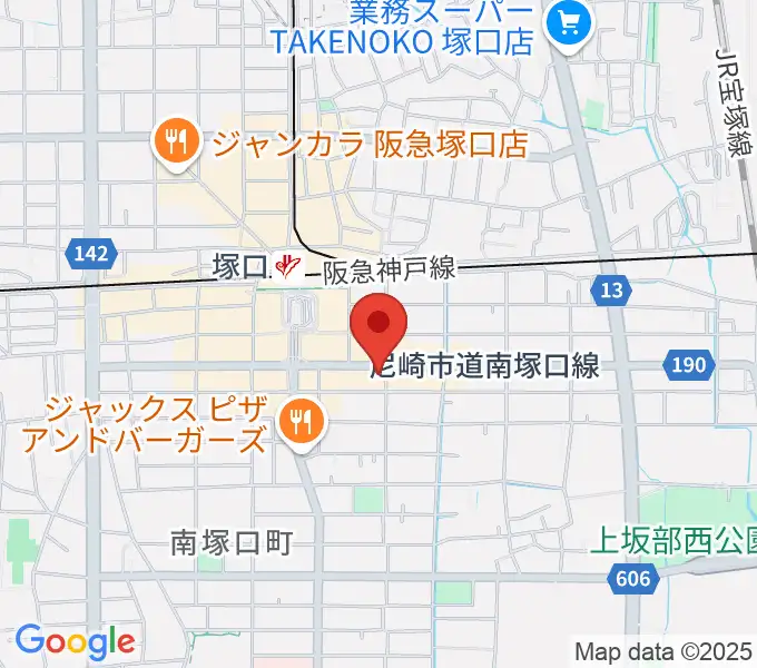 松田楽器ピアノギャラリーの地図