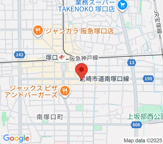 松田楽器ピアノギャラリーの地図
