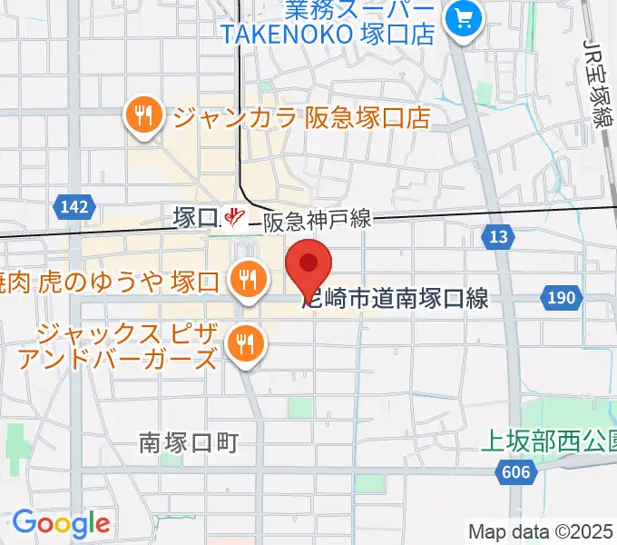 松田楽器ピアノギャラリーの地図