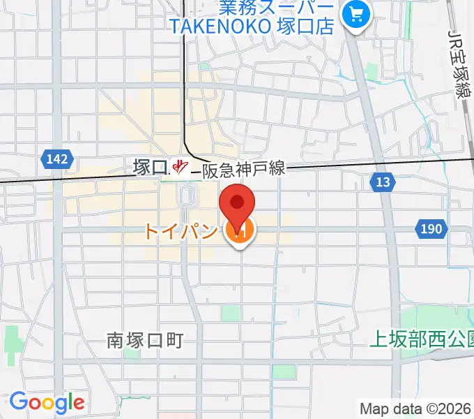 松田楽器ピアノギャラリーの地図