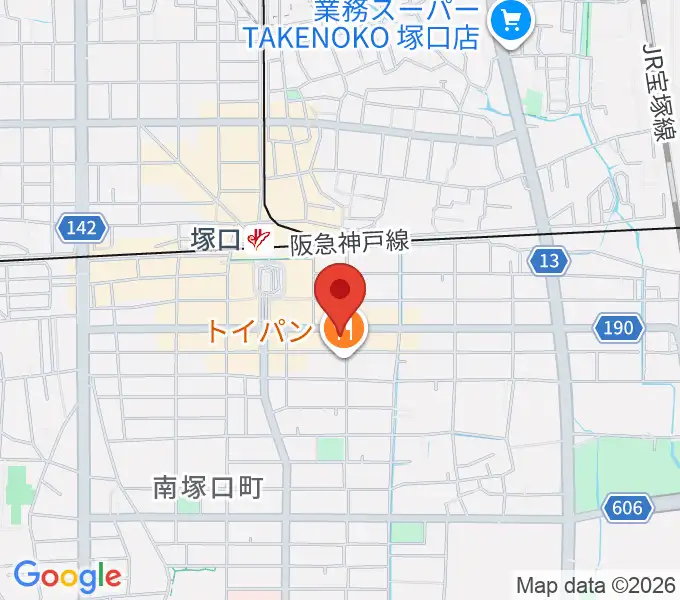 松田楽器ピアノギャラリーの地図