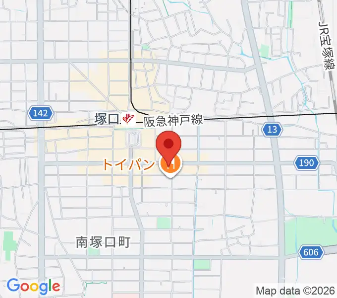 松田楽器ピアノギャラリーの地図