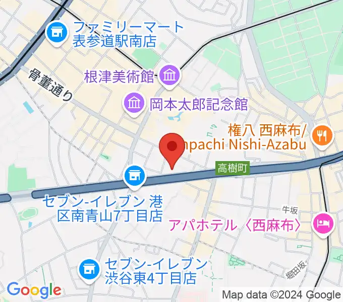 南青山レッドシューズの地図