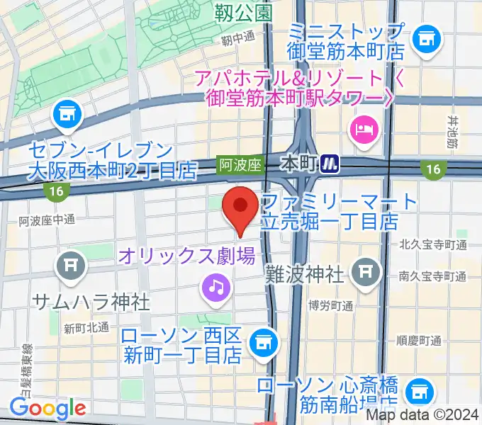 スマイルズミュージックサロンの地図