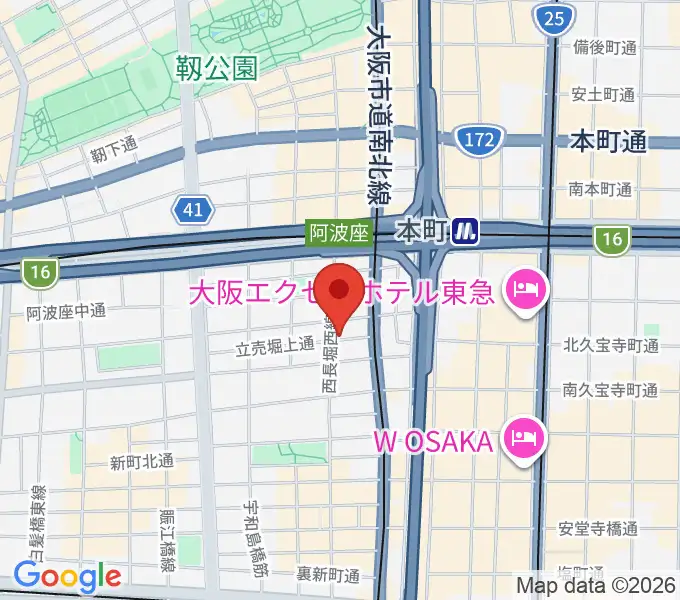 スマイルズミュージックサロンの地図