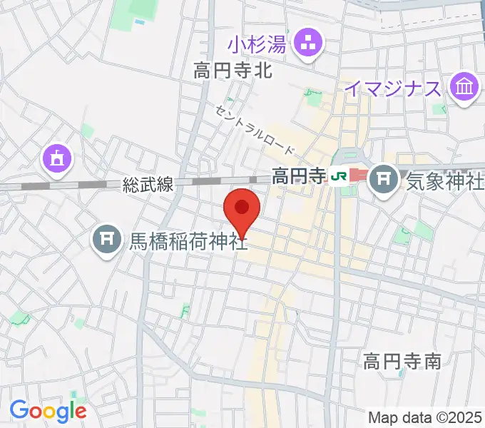 高円寺4thの地図