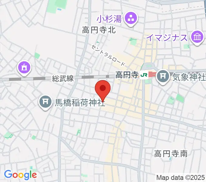 高円寺4thの地図