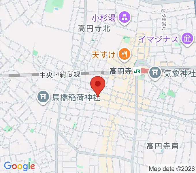 高円寺4thの地図