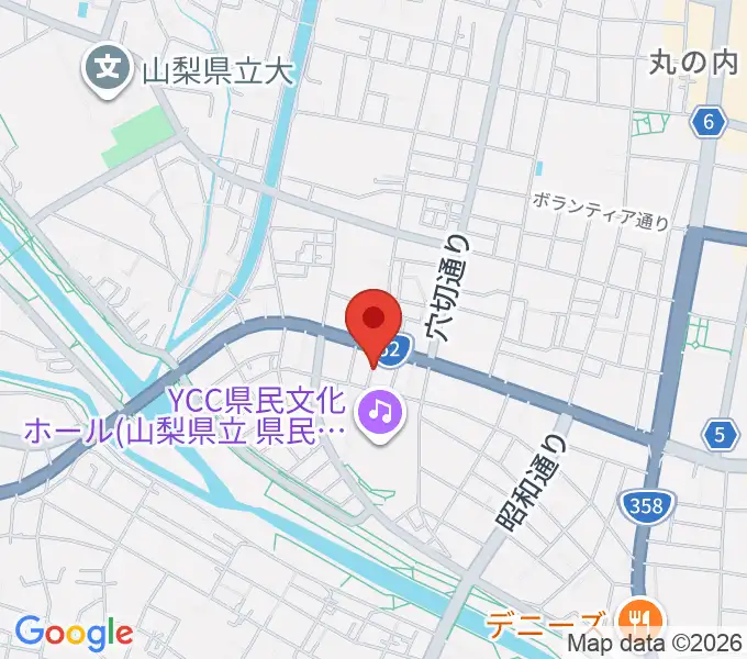 楽器工房コンチェルトの地図