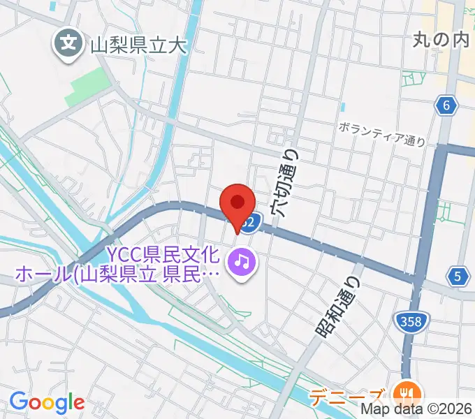 楽器工房コンチェルトの地図