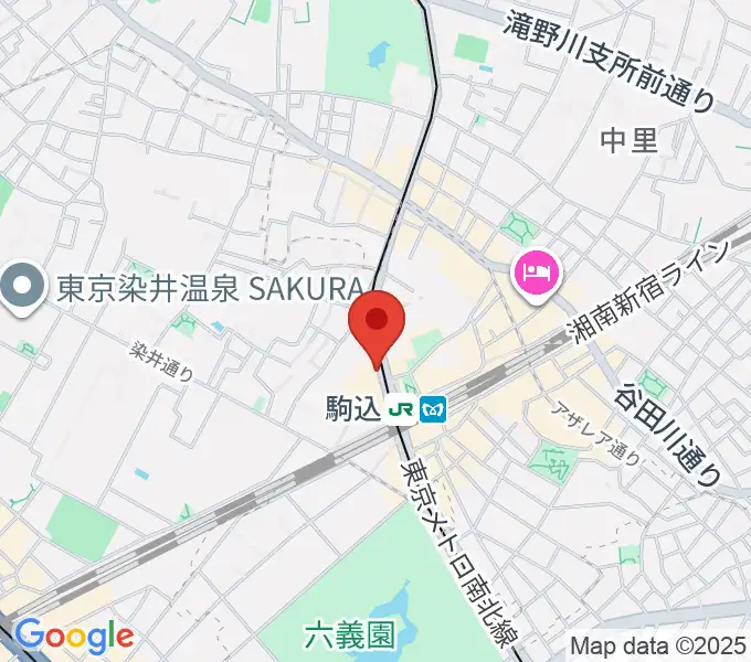 スタジオダンダンの地図