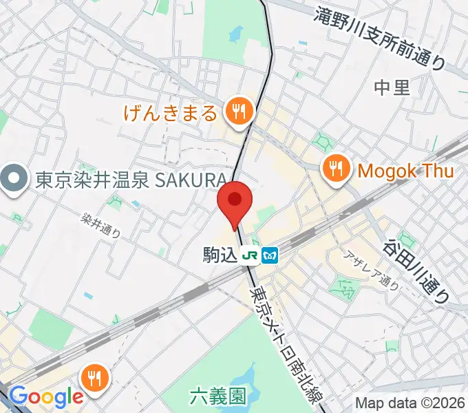 スタジオダンダンの地図