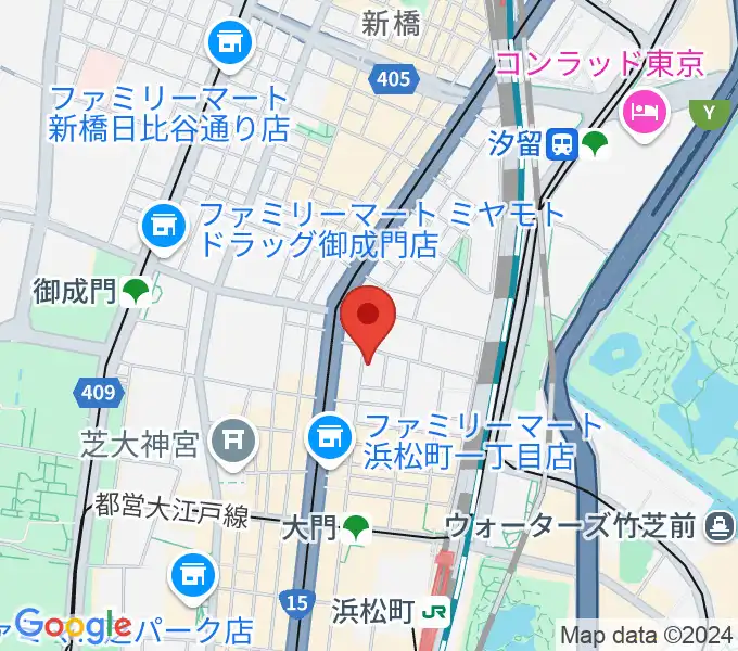 ジャパンウィンズの地図