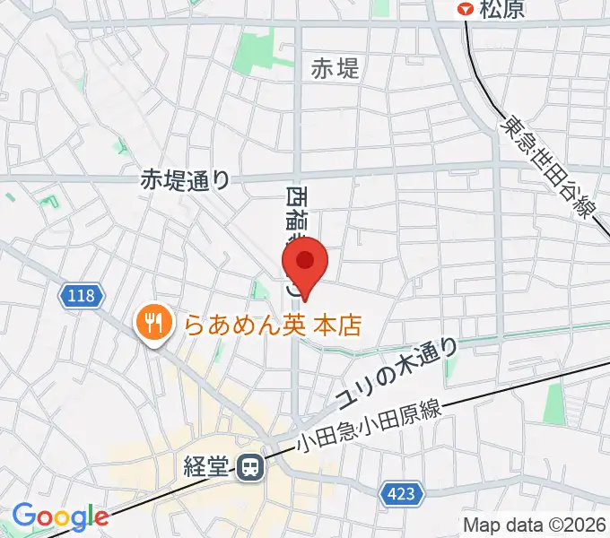 Araya Piano Studio ピアノ教室の地図