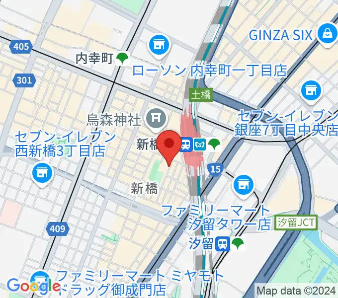 FCFミュージックスクールの地図