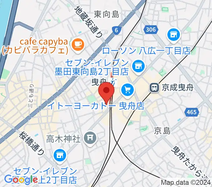 マット音楽教室 曳舟第一教室の地図