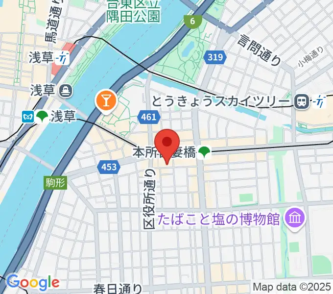 音楽の森アスパイアの地図