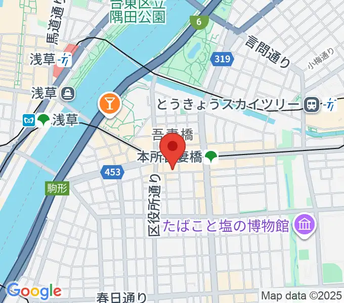 音楽の森アスパイアの地図