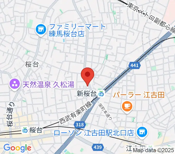 Youbi音楽教室の地図