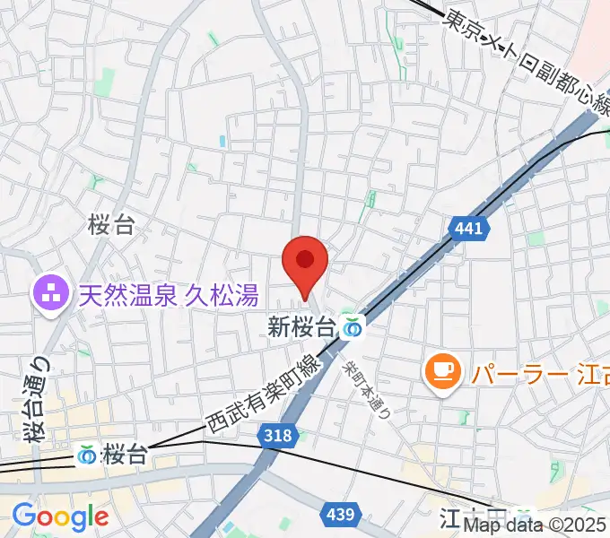 Youbi音楽教室の地図