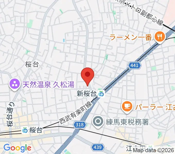 Youbi音楽教室の地図