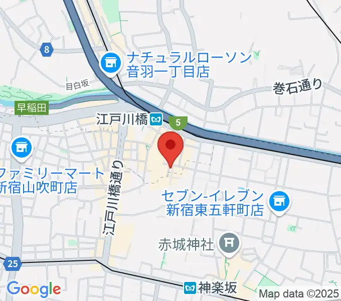 ピアノパッサージュの地図