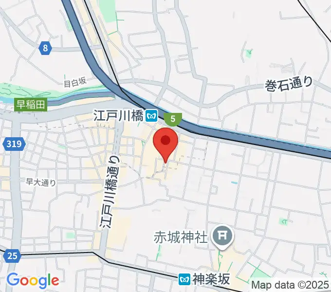 ピアノパッサージュの地図