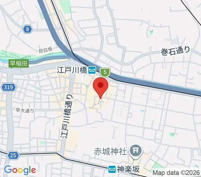 ピアノパッサージュの地図