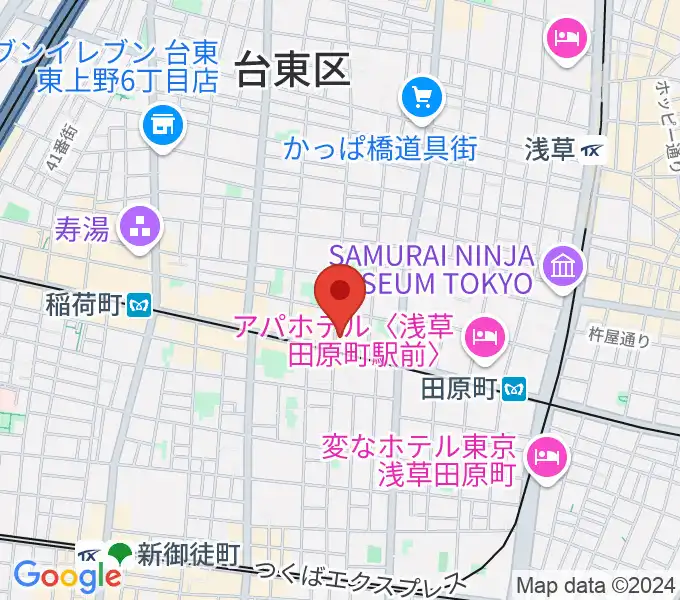 コア音楽教室の地図