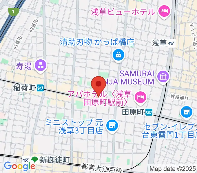 コア音楽教室の地図