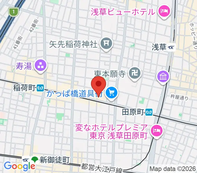コア音楽教室の地図