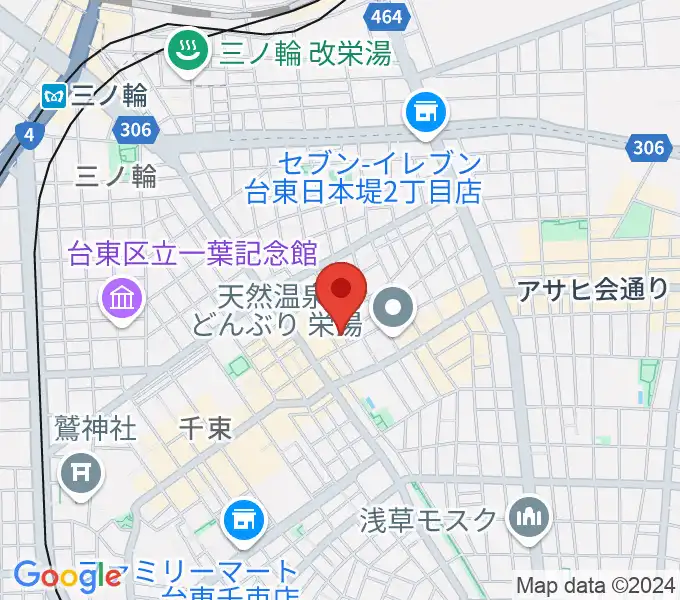 佐藤秀也サウンドスクールの地図