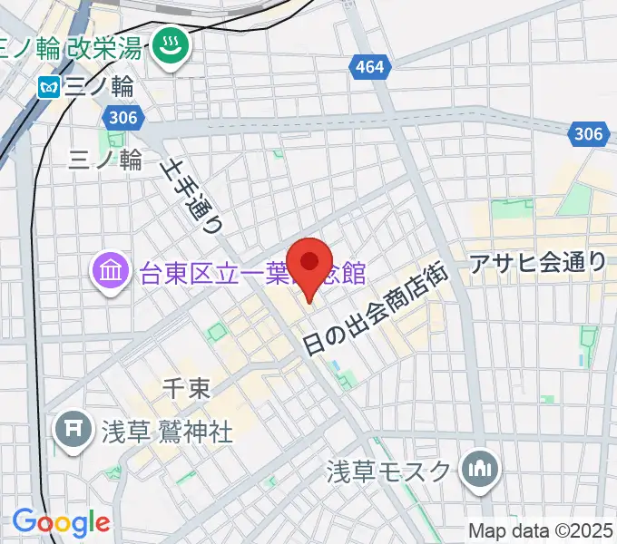 佐藤秀也サウンドスクールの地図